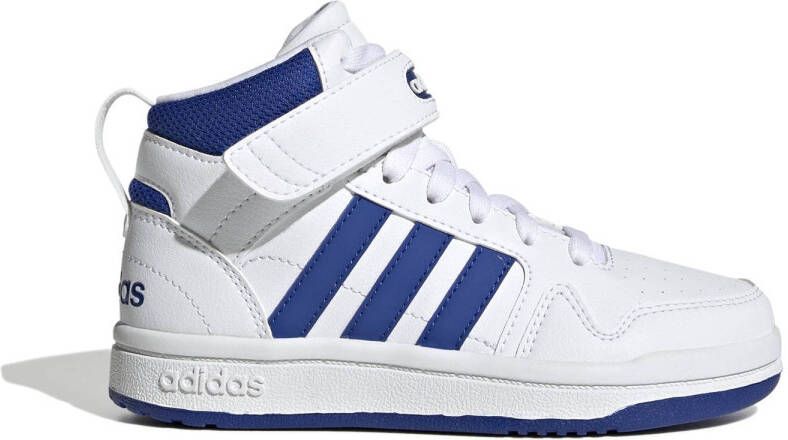 adidas Sportswear Postmove Mid sneakers wit kobaltblauw