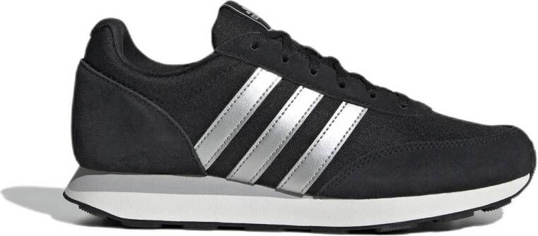 Adidas Sportswear Run 60s 3.0 sneakers zwart zilver metallic