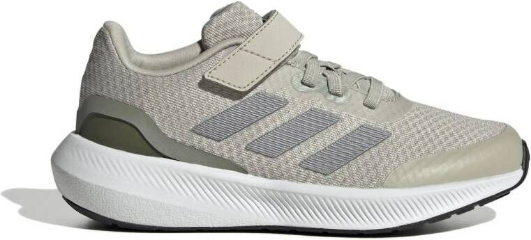 adidas Sportswear Runfalcon 3.0 hardloopschoenen grijsgroen beige wit