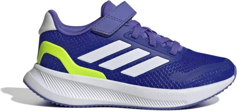 Adidas Sportswear Runfalcon 5 sneakers kobaltblauw wit geel Mesh 31