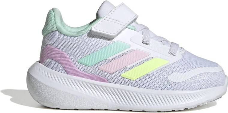 adidas Sportswear Runfalcon 5 sneakers wit lichtgrijs lichtroze