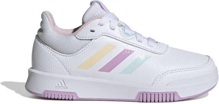 Adidas Sportswear Tensaur sneakers wit lichtblauw lila Jongens Meisjes Imitatieleer 36 2 3