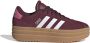 Adidas Sportswear VL Court Bold suède sneakers donkerrood wit Suede 35 1 2 - Thumbnail 1