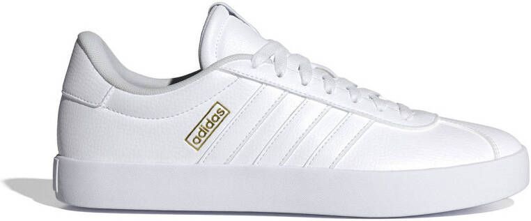 Adidas Sportswear VL Court sneakers wit goud metallic