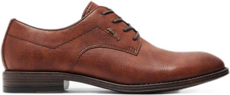 AM SHOE veterschoenen cognac