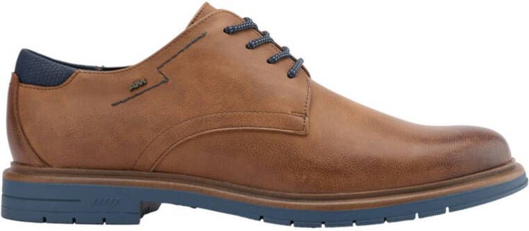 AM SHOE veterschoenen cognac