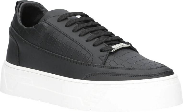 Antony Morato Sneakers van leer met labeldetail model 'FLINT'