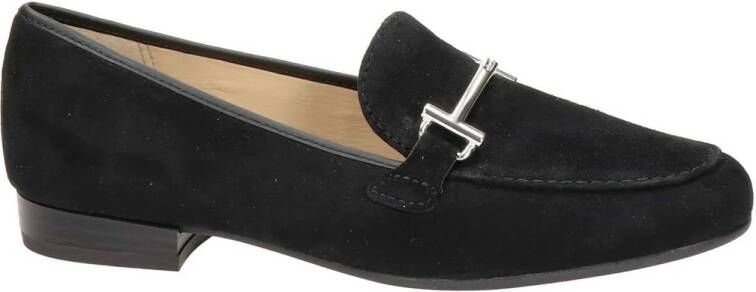 Ara Kent High Soft suède loafers zwart