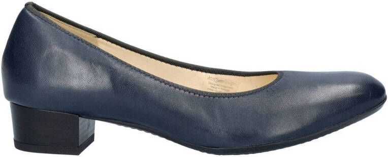 Ara Milano leren pumps donkerblauw