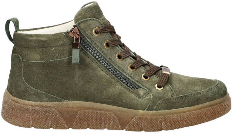 Ara Rome suède sneakers groen