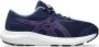 ASICS Contend 9 GS hardloopschoenen donkerblauw fuchsia - Thumbnail 1