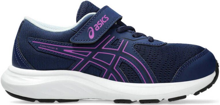 ASICS Contend 9 sneakers donkerblauw wit