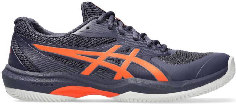 ASICS Game FF Clay OC tennisschoenen donkerblauw oranje