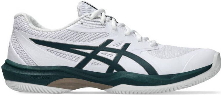 ASICS Game FF Clay OC tennisschoenen wit donkergroen