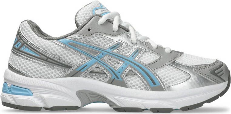 ASICS SportStyle Gel-1130 GS white arctic sky Lifestyle in wit formaten: 37.5