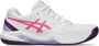 ASICS Gel-Dedicate padelschoenen wit fuchsia lichtblauw - Thumbnail 1