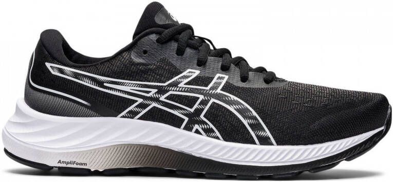 Asics gel excite 9 hardloopschoenen zwart wit dames