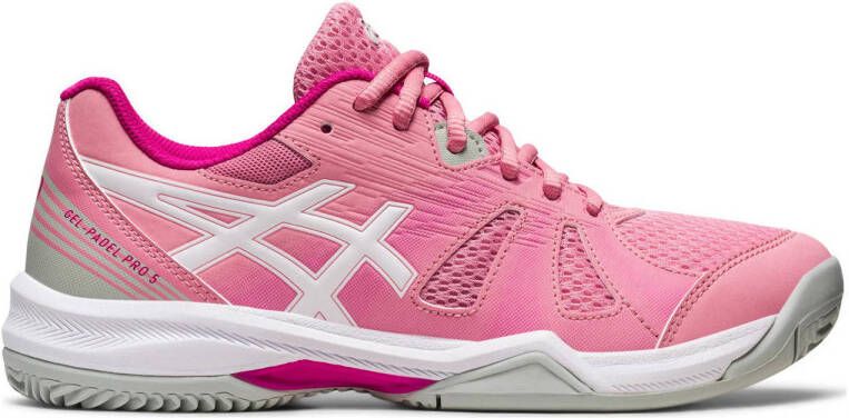 ASICS Gel-Padel Pro 5 dames padelschoenen roze Uitneembare zool