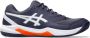 ASICS GEL padelschoenen donkerblauw wit - Thumbnail 1