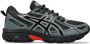 ASICS GEL VENTURE 6 GS sneakers grijs zwart rood - Thumbnail 1