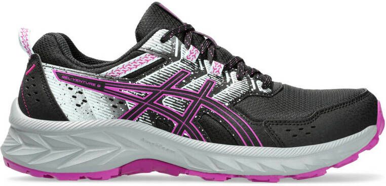 ASICS Gel-Venture hardloopschoenen zwart fuchsia