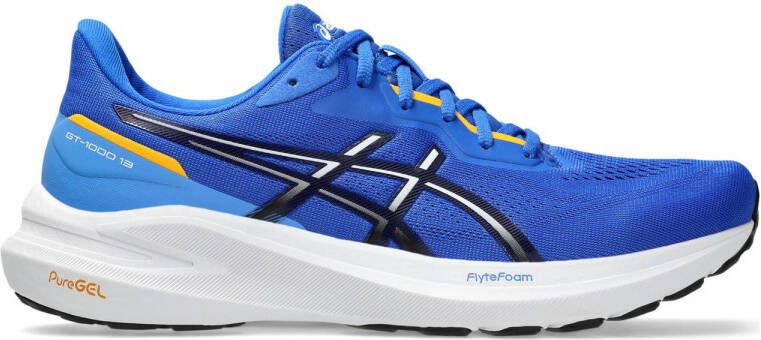 ASICS GT-1000 13 hardloopschoenen kobaltblauw wit zwart