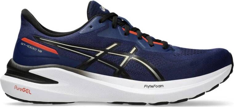 ASICS GT-1000 13 hardloopschoenen zwart wit