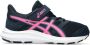 ASICS Jolt 4 PS hardloopschoenen donkerblauw roze kids - Thumbnail 1