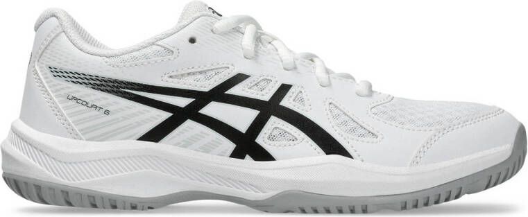 ASICS Upcourt 6 zaalsportschoenen wit zwart