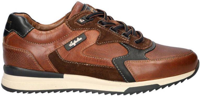 Australian Bakersville Cognac Black G-Wijdte Veterschoenen