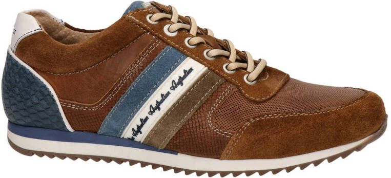 Australian Camaro leren sneakers cognac