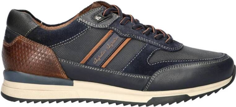 Australian leren sneakers donkerblauw