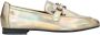 Babouche Alina-17 leren loafers goud - Thumbnail 1