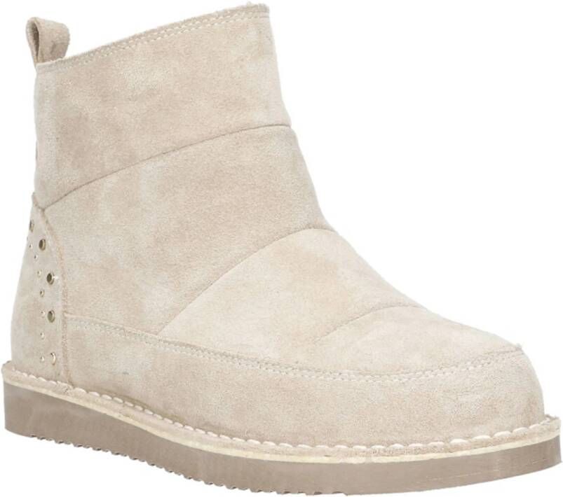 Babouche Angel 2 suède enkelboots beige