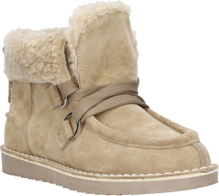 Babouche Angel 2 suède veterboots beige