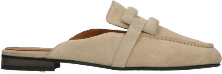 Babouche Indy 2 suède muiltjes beige