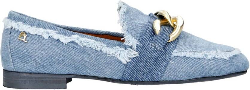 Babouche Pien denim loafers blauw