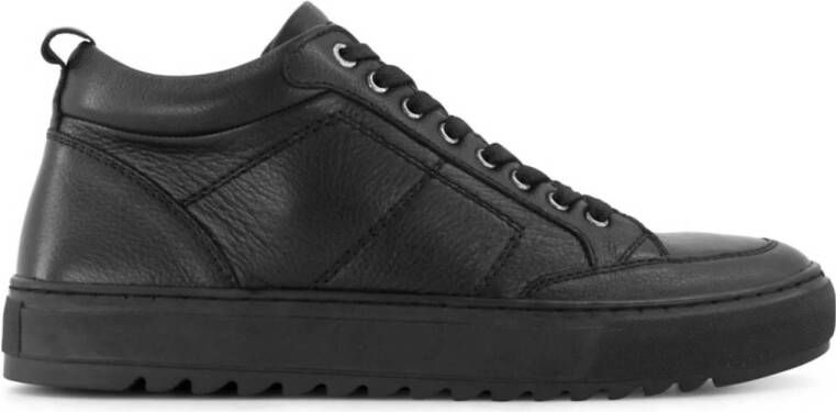 Bench leren sneakers zwart