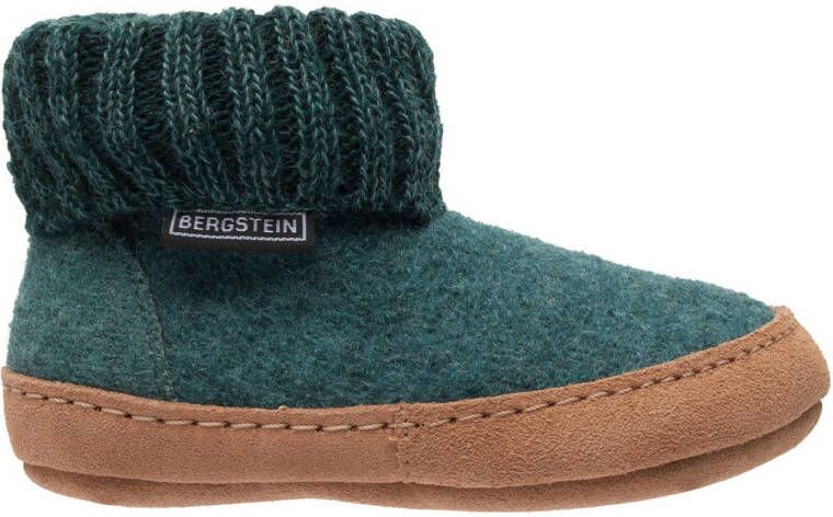 Bergstein BN Cozy Lux Seagreen 60 Unisex Sloffen Groen