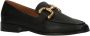 Bibi Lou Zwarte Loafer met Gouden Horsebit Detail Black Dames - Thumbnail 2