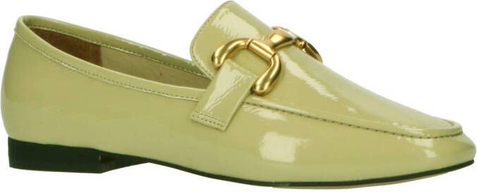 Bibi Lou lakleren loafers met gesp groen