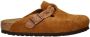 Birkenstock Boston Braided suède clogs cognac - Thumbnail 1