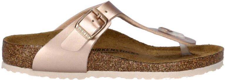 Birkenstock Gizeh teenslippers rosé Meisjes Imitatieleer 38