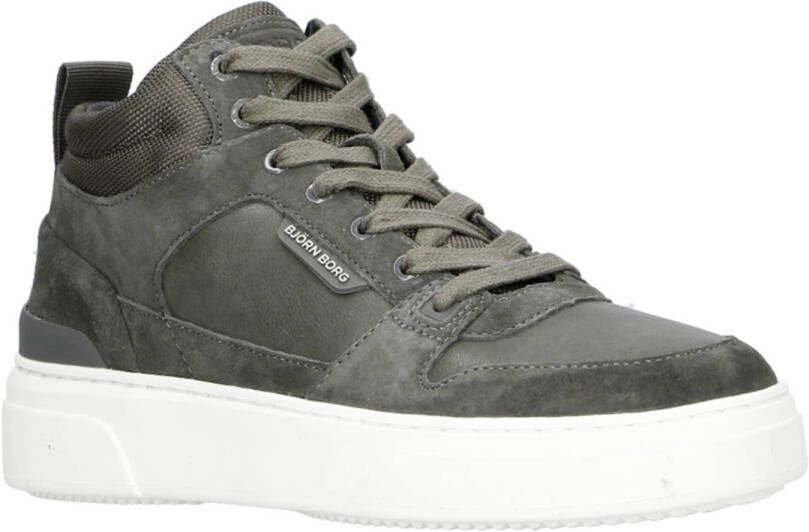 Björn Borg T1930 Tennis Mid M Sneakers Hoog donkergrijs