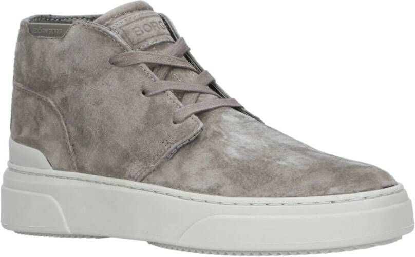 Björn Borg T1960 Tennis Chukka suède sneakers grijs