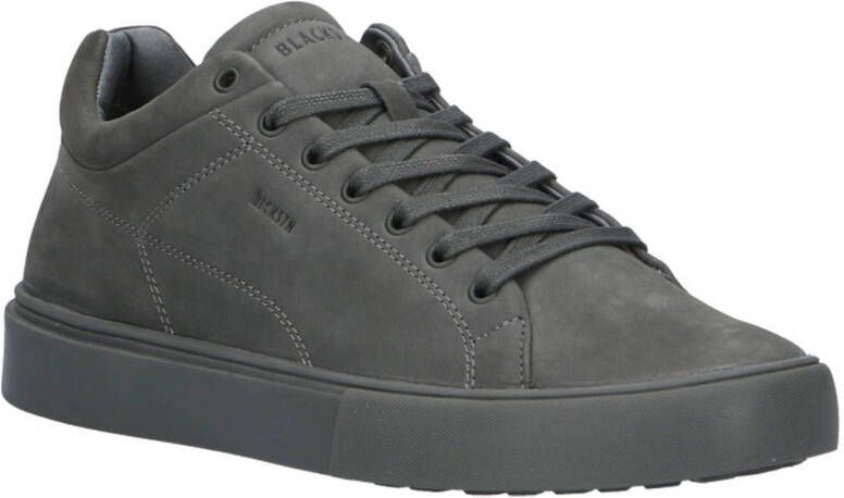 BLACKSTONE Lage Sneakers Heren Crag Colton Maat: 45 Materiaal: Nubuck Kleur: Donkergrijs