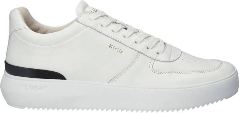 BLACKSTONE Lage Sneakers Heren Bg165 Maat: 43 Materiaal: Leer Kleur: Wit