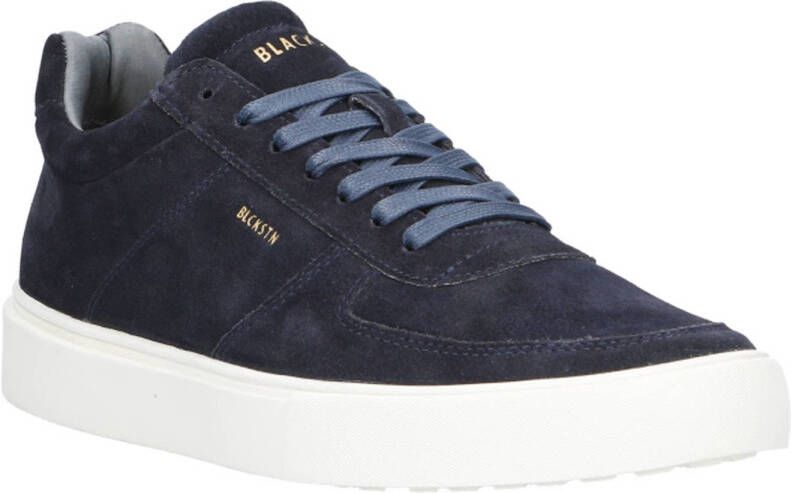 BLACKSTONE Lage Sneakers Heren Cg181 Maat: 50 Materiaal: Suède Kleur: Blauw