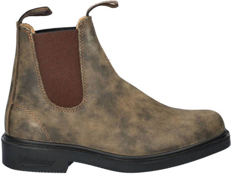 BLUNDSTONE 1306 nubuck chelsea boots bruin