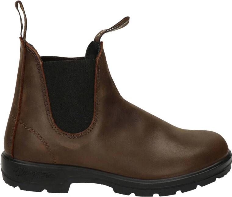 BLUNDSTONE 1609 leren chelseaboots donkerbruin